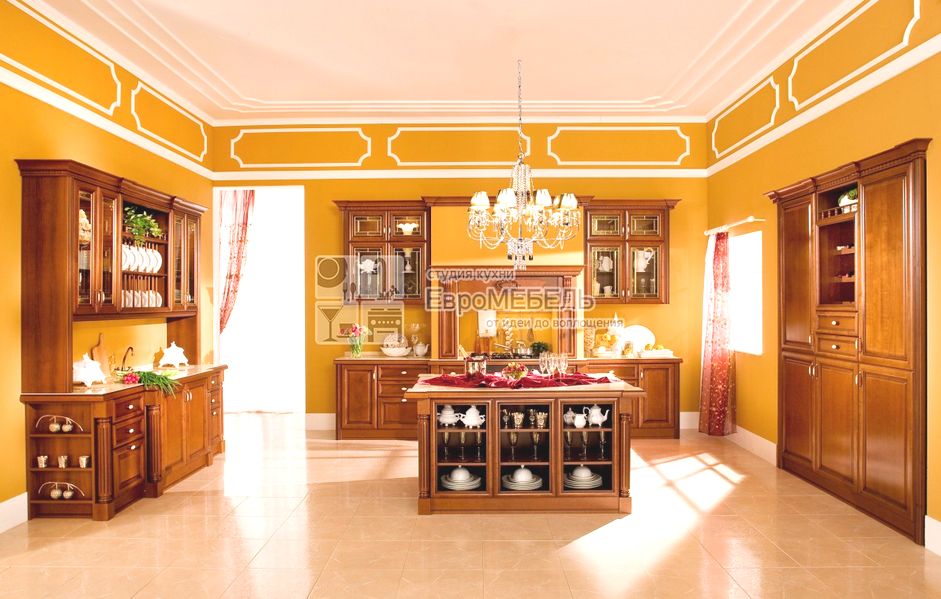 Кухня "Луизиана", итальянские фасады, классика